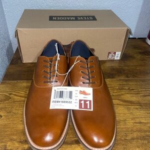 Steve Madden Men's P-Office Oxford Derby Shoes Lace-Up Size 11